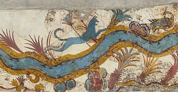 Дамы в голубом Кносский дворец