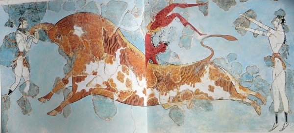 Кносский дворец фрески