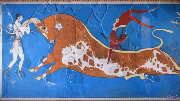 Фрески Кносского дворца на Крите