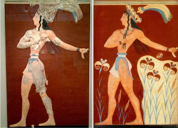 Крито микенские фрески