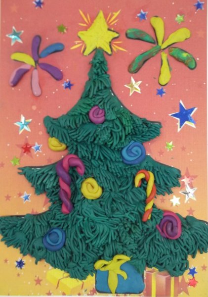 Картины из пластилина