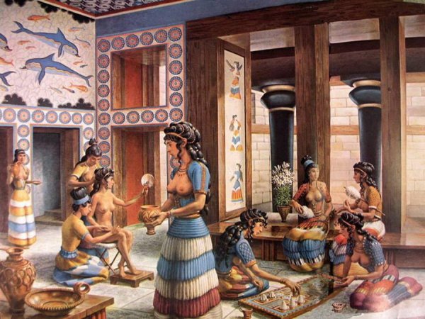 Акротири Санторини фрески