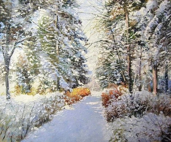 Сергей Говоров художник зима