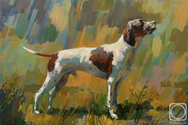 Художник Фрателли картины, гончие