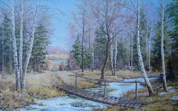 «Весна в лесу». Автор: Мельков Юрий.