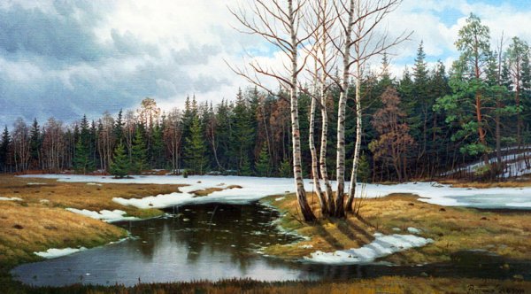 Фалин Александр весенние пейзажи