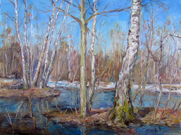 «Весна в лесу». Автор: Мельков Юрий.