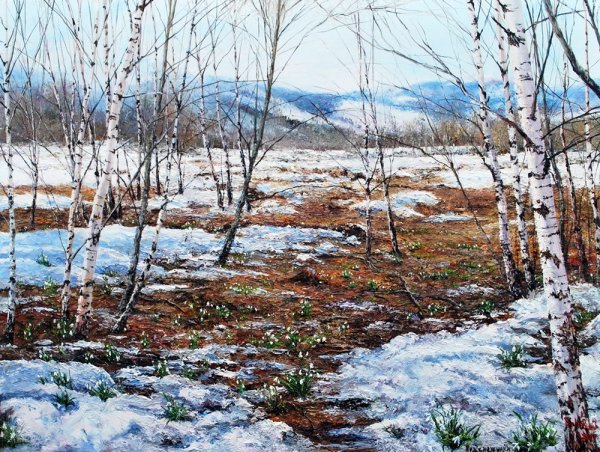 Весенняя Проталинка Левитана