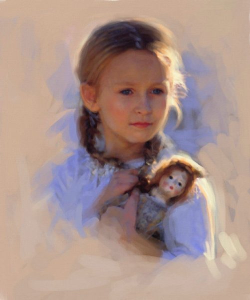 Детский портрет Morgan Weistling