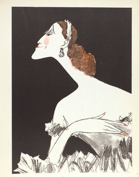 Майя Плисецкая портрет