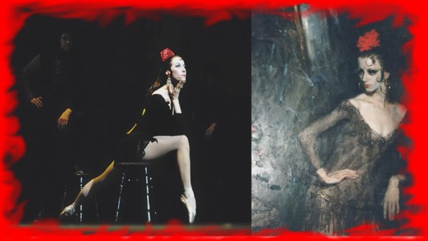 Никас Сафронов портрет Майи Плисецкой