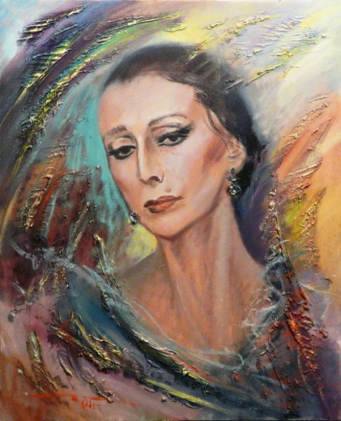 Майя Плисецкая картина