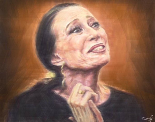 Майя Плисецкая портрет