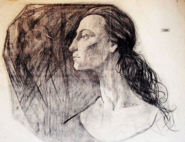 Майя Плисецкая рисунок