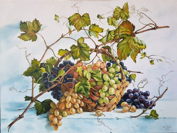 Натюрморт виноград Федор толстой