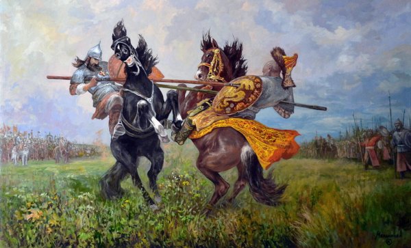 Пересвет и Челубей Куликовская битва