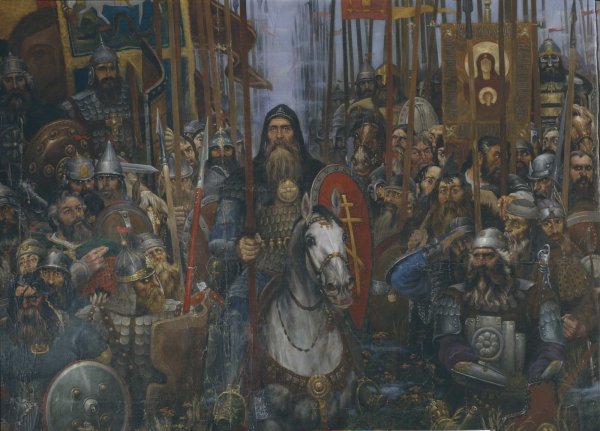 Александр Пересвет Куликовская битва