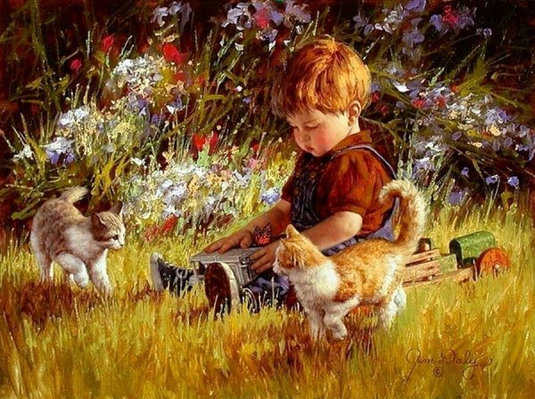 Художник Владислав Леонович картины дети