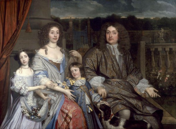 Джон Майкл Райт 1617-1694 портреты