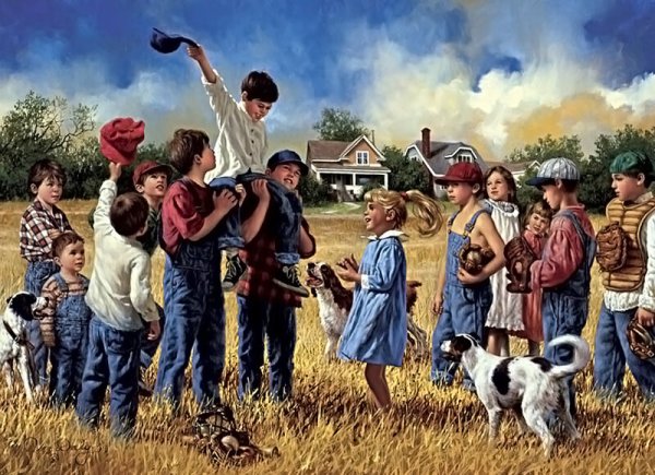 Художник Джим Дейли картины прекрасная пора детства-