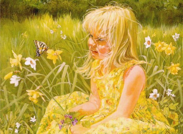 Каролин Блиш художник картины цветы