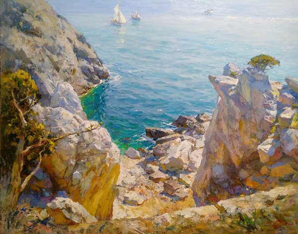 Море Крым маслом Сергей Свиридов