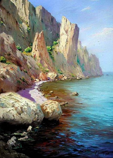 Крымские пейзажи маслом