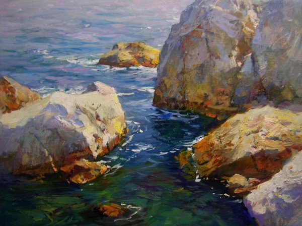 Крымский художник Сергей Свиридов Симеиз