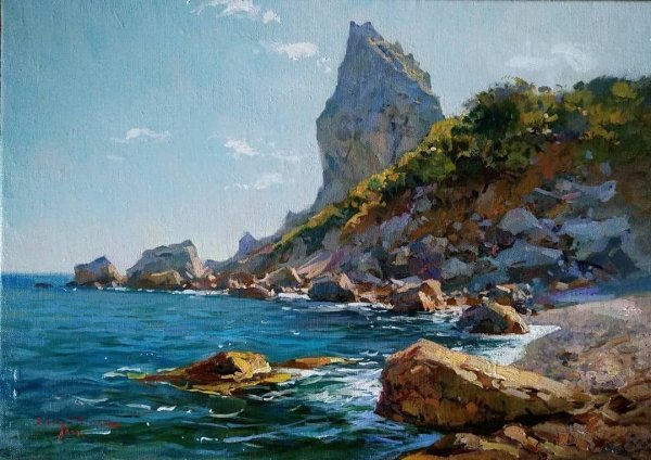 Крымский художник Сергей Свиридов