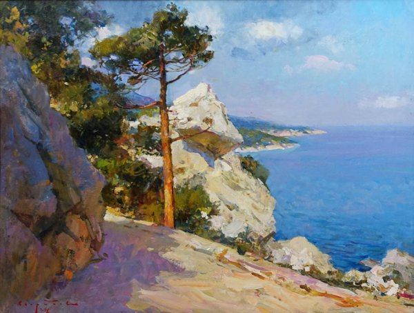 Берег моря Крым Левитан