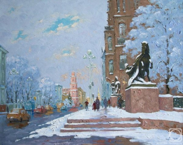 Петербург 19 век зима