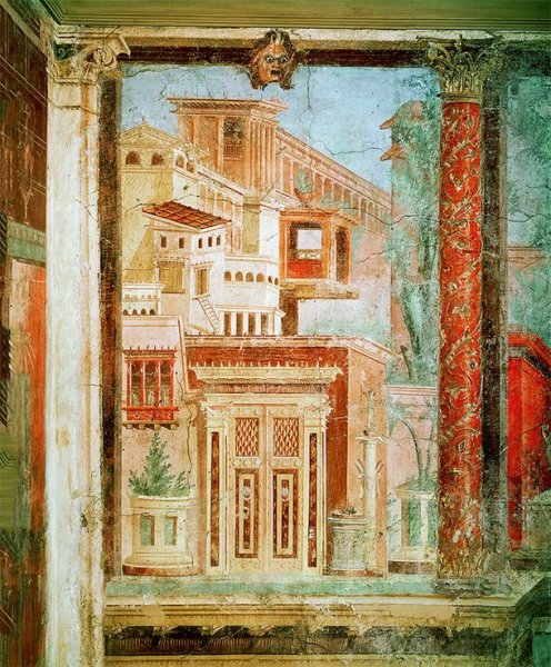 Помпеи фрески инкрустационный