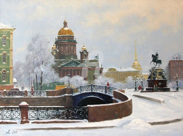 Сергей Ляхович зимний Петербург
