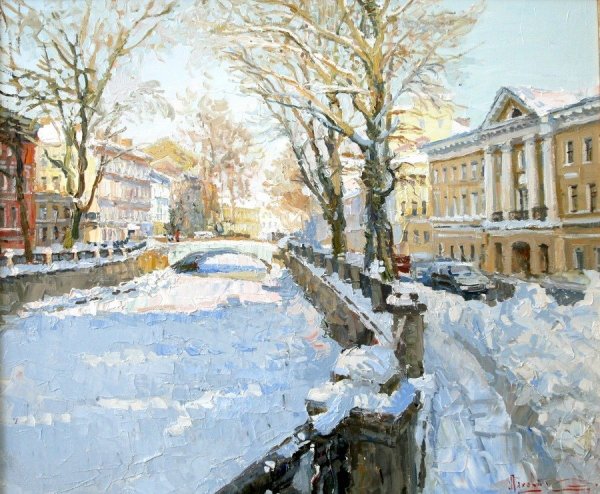 Александр Александровский зимний Петербург
