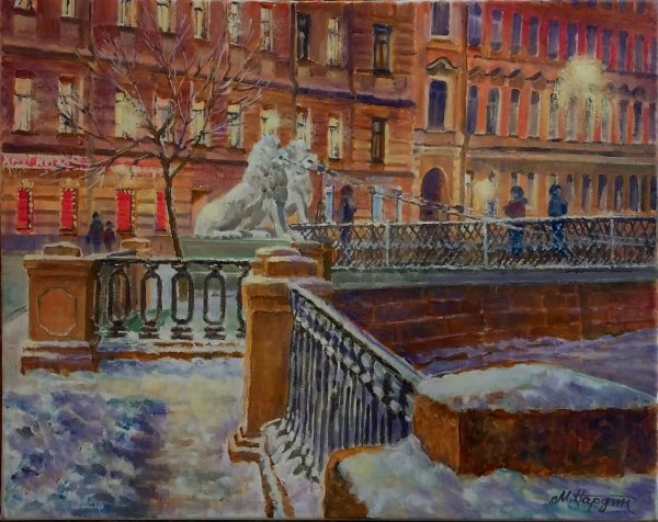 Исаакиевский собор зима живопись