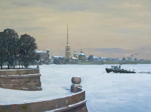 Рождественский Питер 18 век картина