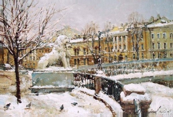 Павел Еськов Петербург ночь зима