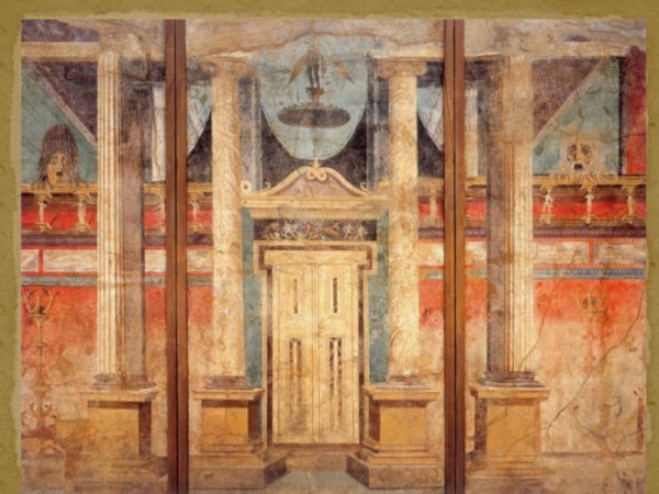 «Инкрустационный» стиль фпески Помпеи