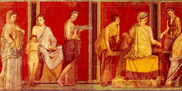 Фрески виллы мистерий. Помпеи. 1 В. Н.Э.