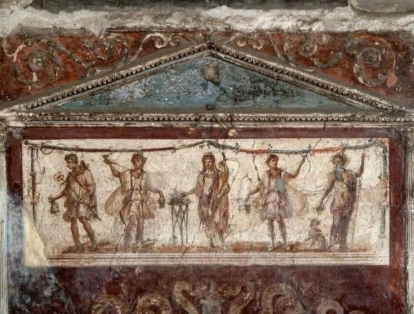 Пейзажные фрески Помпеи