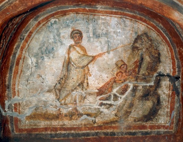 Катакомбы Присциллы фрески