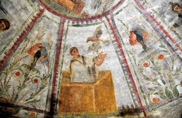 Катакомбы Рима фрески