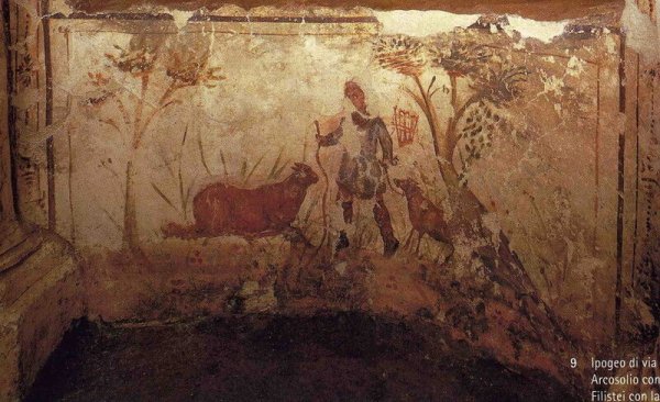 Катакомбы Калликста фрески