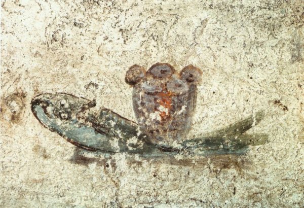 Катакомбы Домициллы в Риме фрески