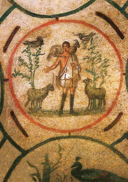 Тайная вечеря катакомбы Присциллы