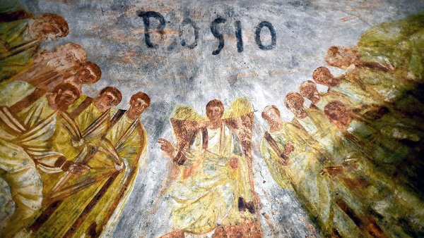 Фрески катакомб Раннехристианское искусство Павлин