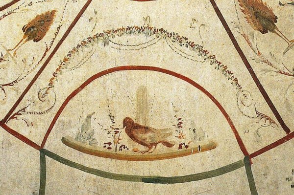 Катакомбы Каллиста в Риме фрески