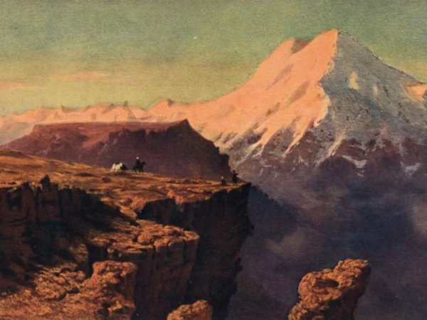 Кавказский вид с Эльбрусом м.ю.Лермонтов 1837г
