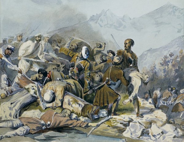 Картины Лермонтова о Кавказе Мцыри