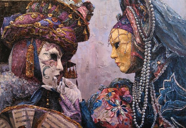 Венеция маскарад живопись